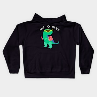 Ready for School T Rex Kindergarten Kids Hoodie